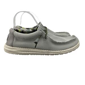 Hey Dude Shoes Mens 9 Wally Sox Triple Needle Slip on Loafer Lightweight Sneaker